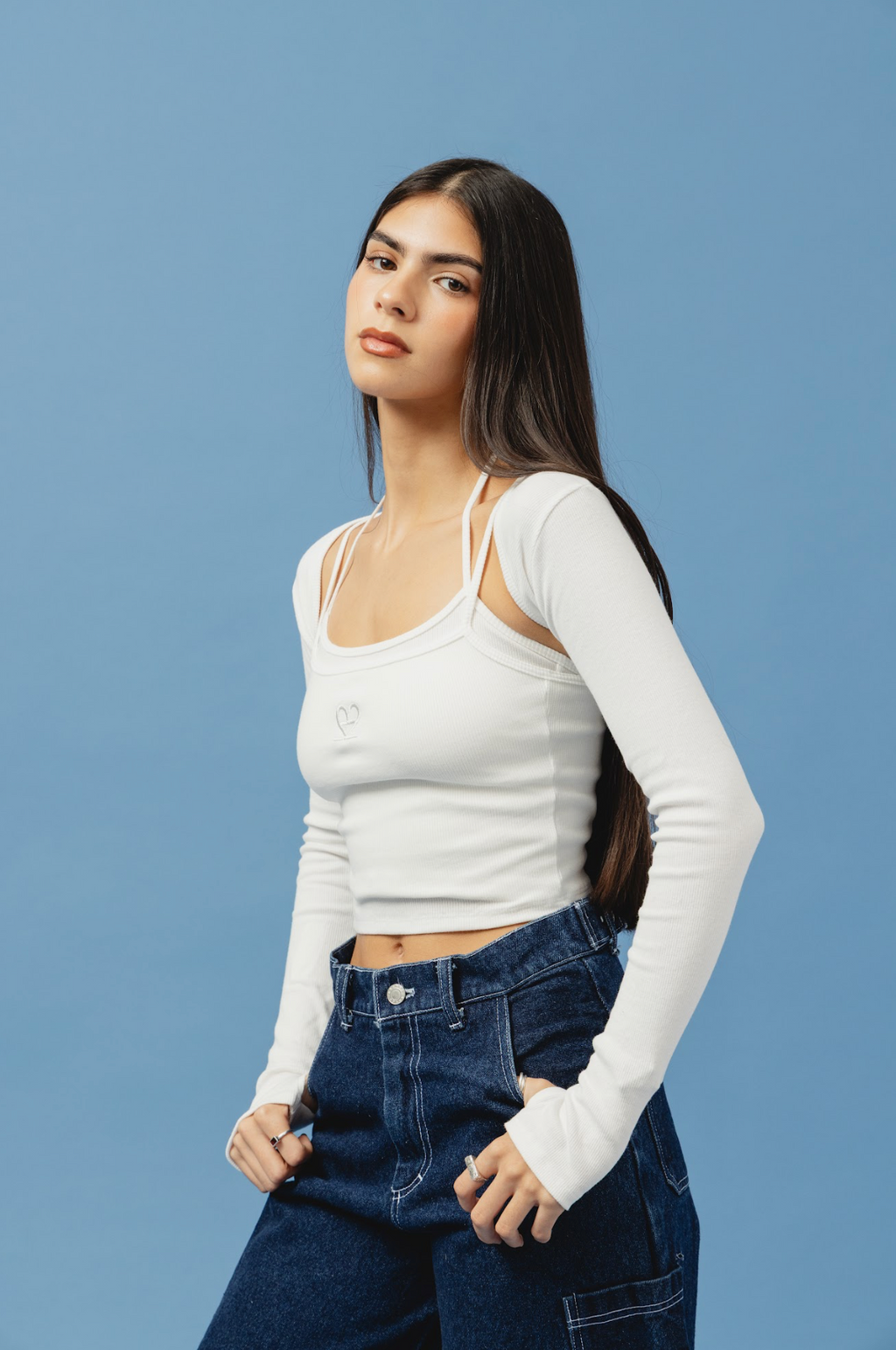 The Mary Kate & Ashley White Combo + sleeves
