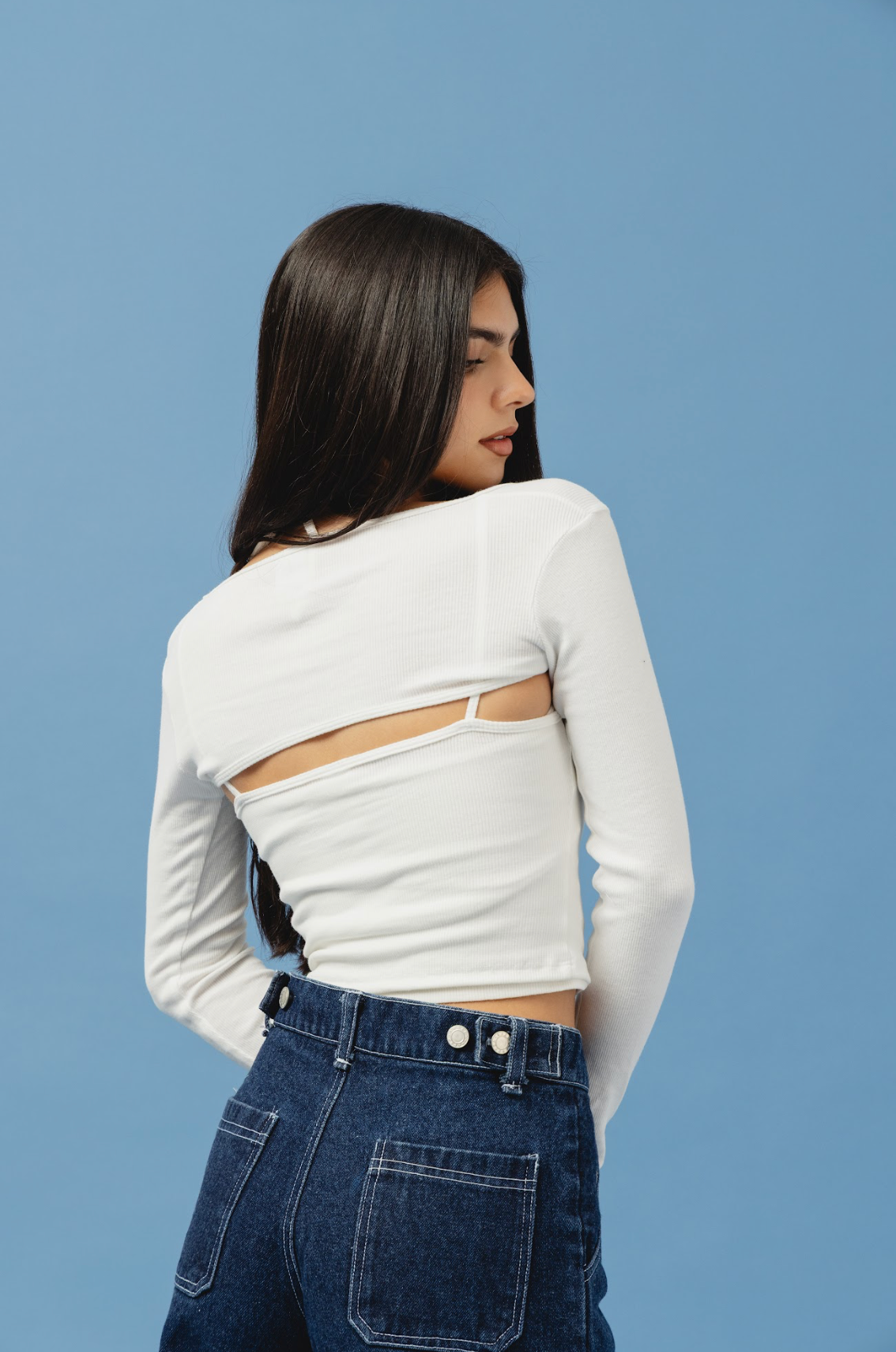 The Mary Kate & Ashley White Combo + sleeves