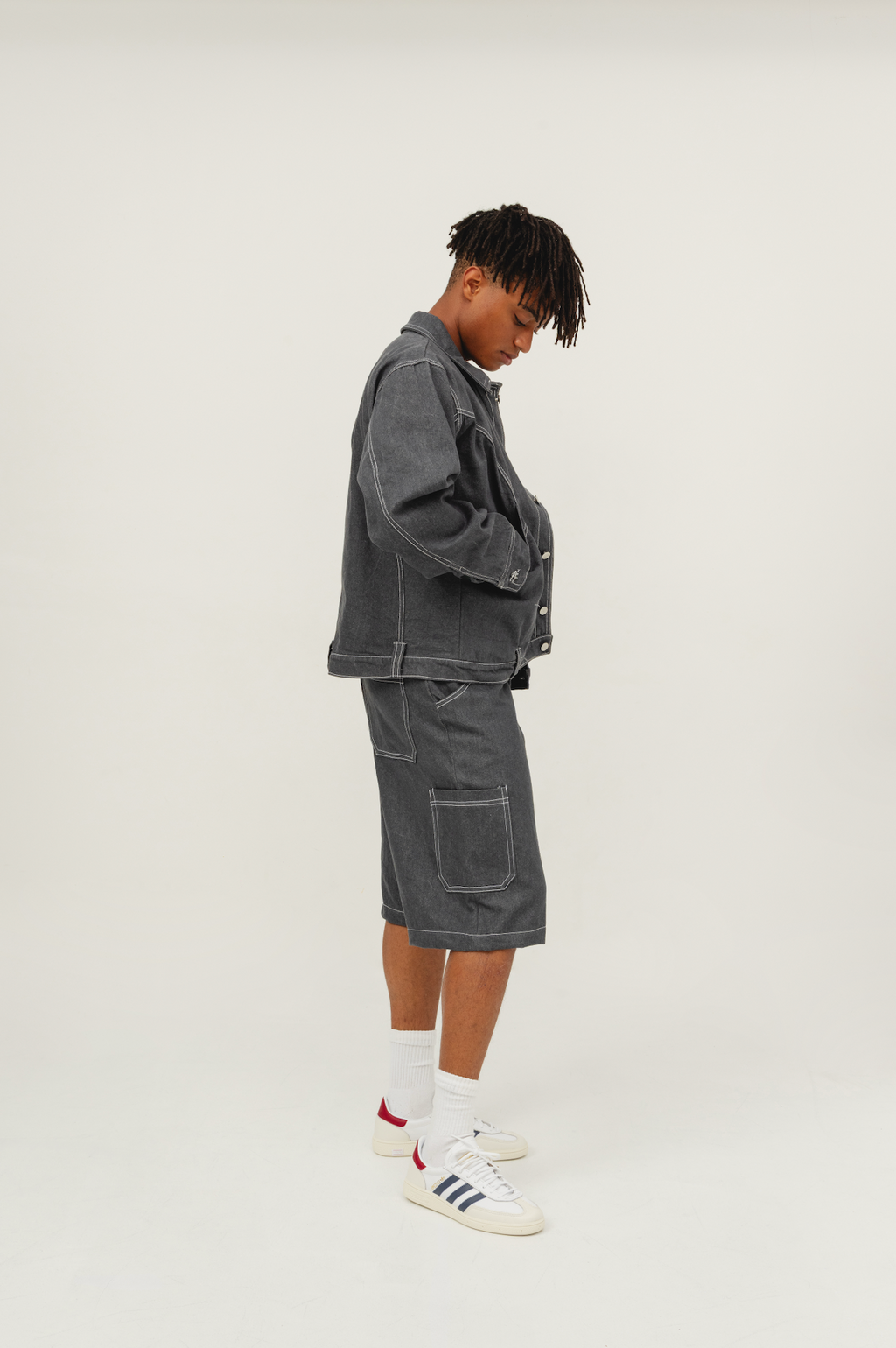 The Power Jorts Charcoal Grey
