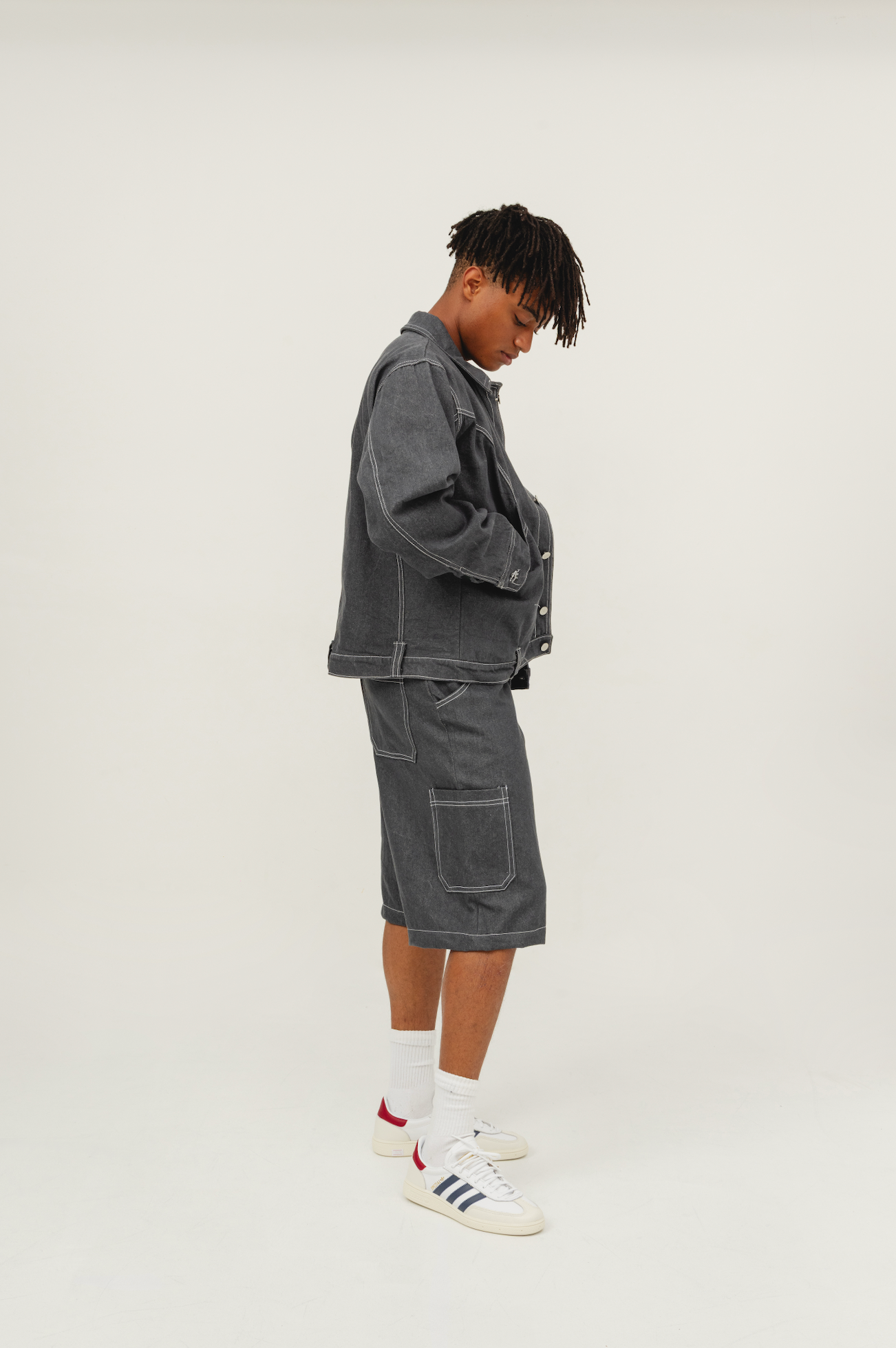 The Power Jorts Charcoal Grey