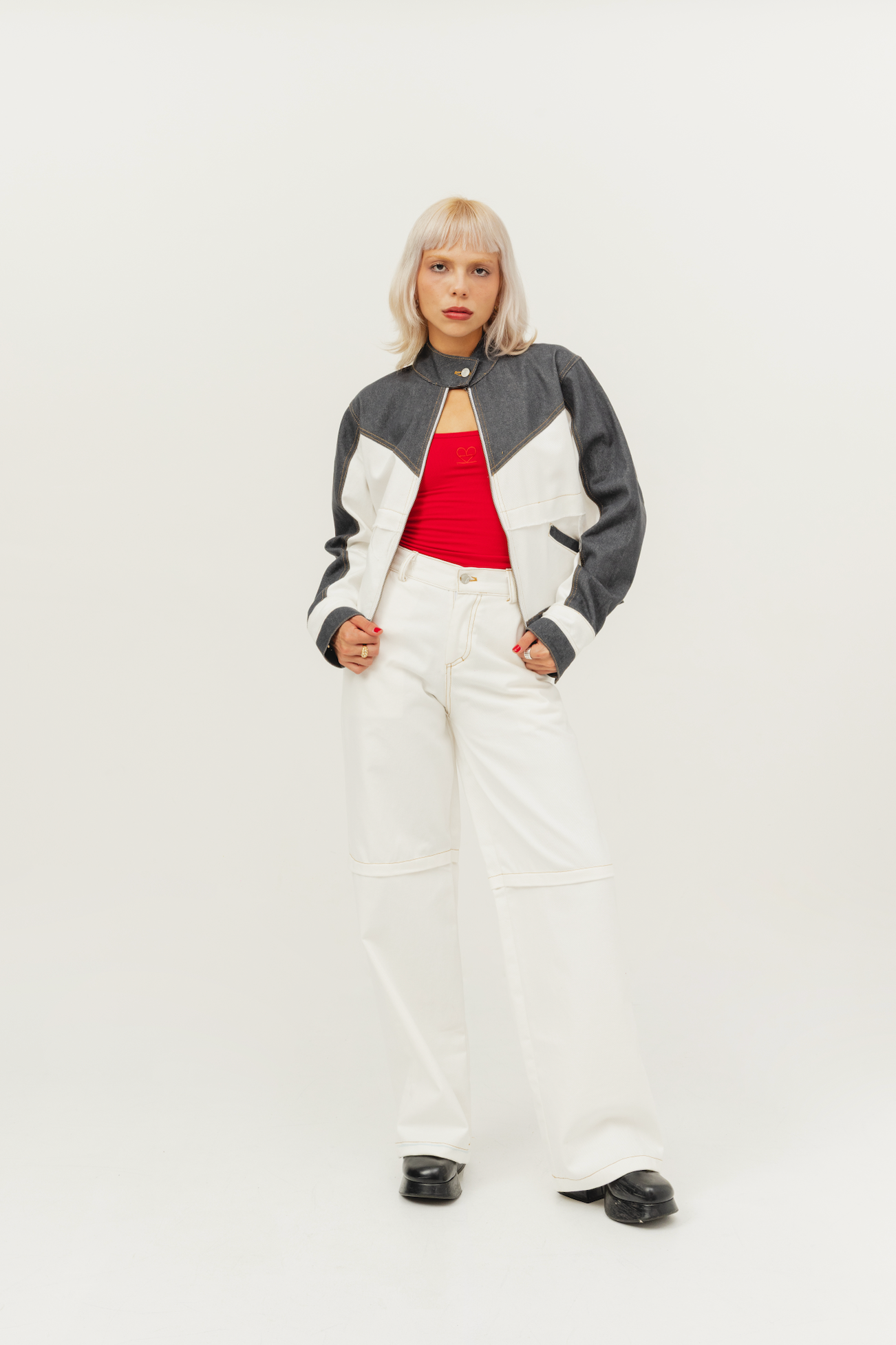 The Double Jeans Version Fitted