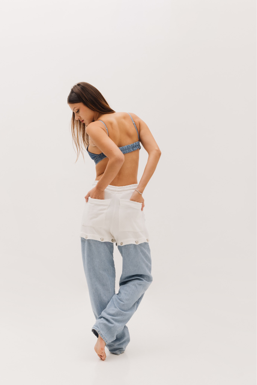 The Denim Bralette (made to order)