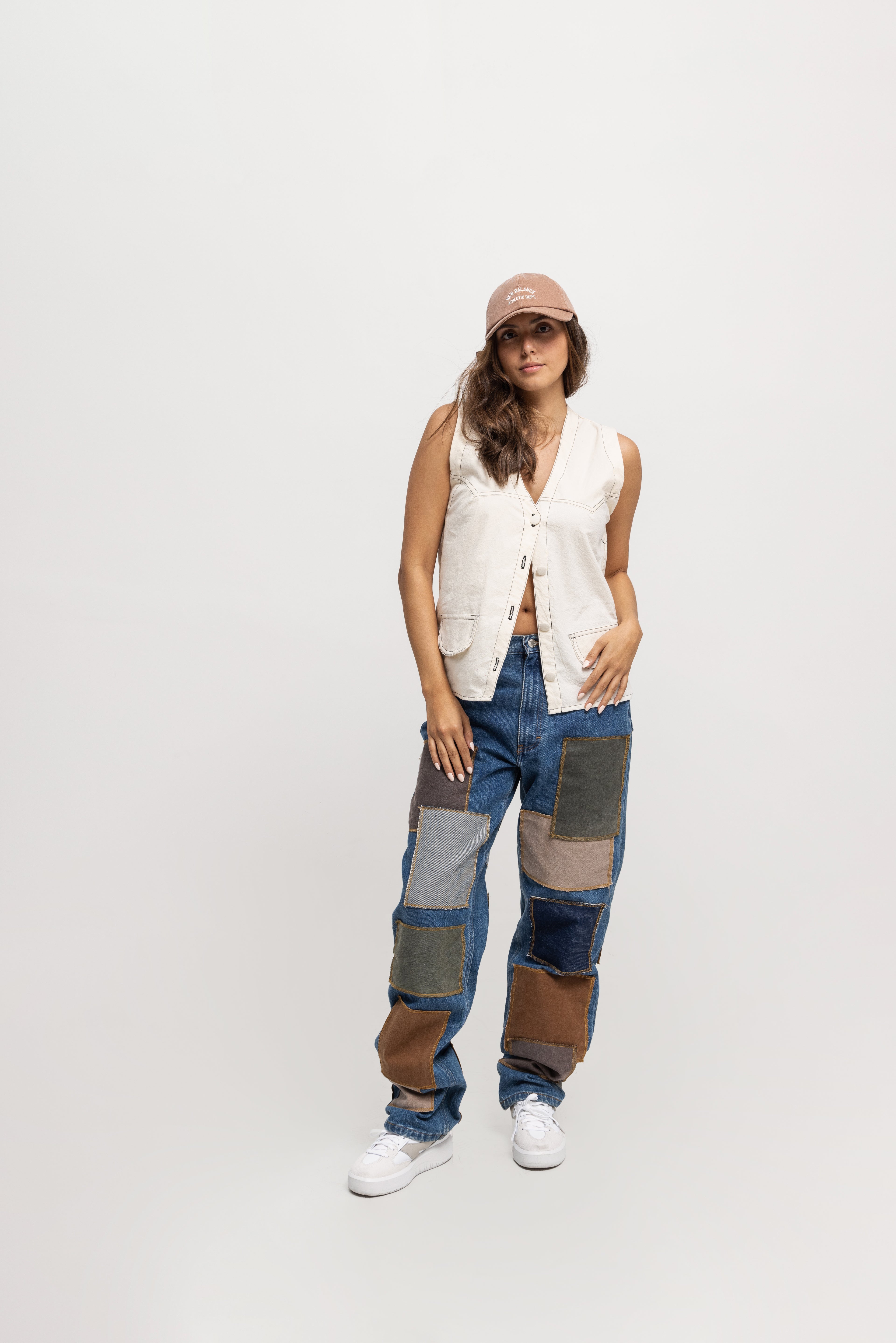 The Green Forest Patchwork Jeans- Made To Order