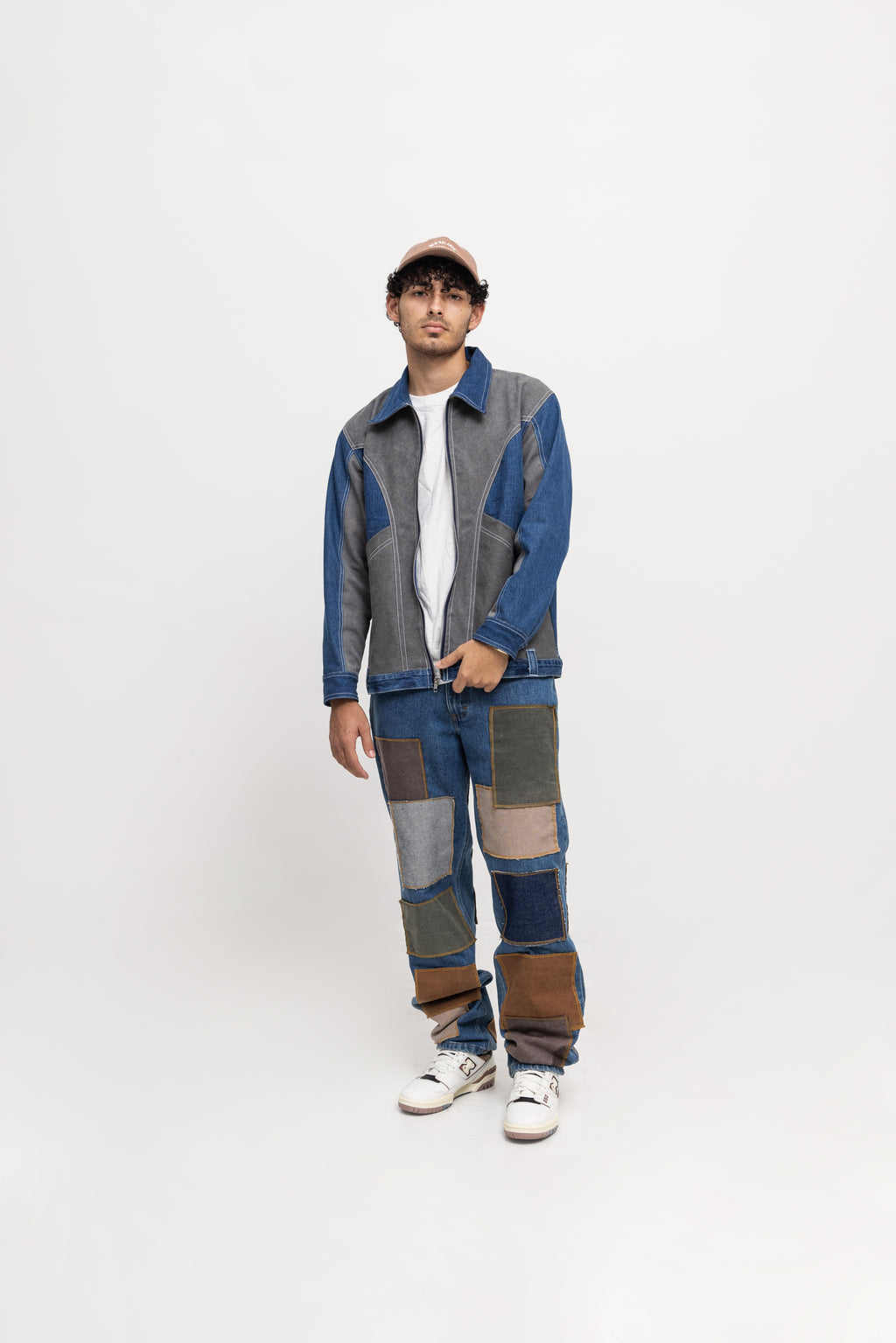 The Green Forest Patchwork Jeans- Made To Order