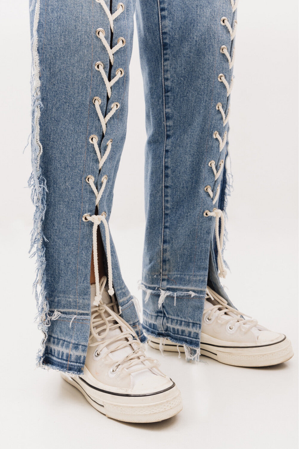 The Lace Up Jeans (custom made)