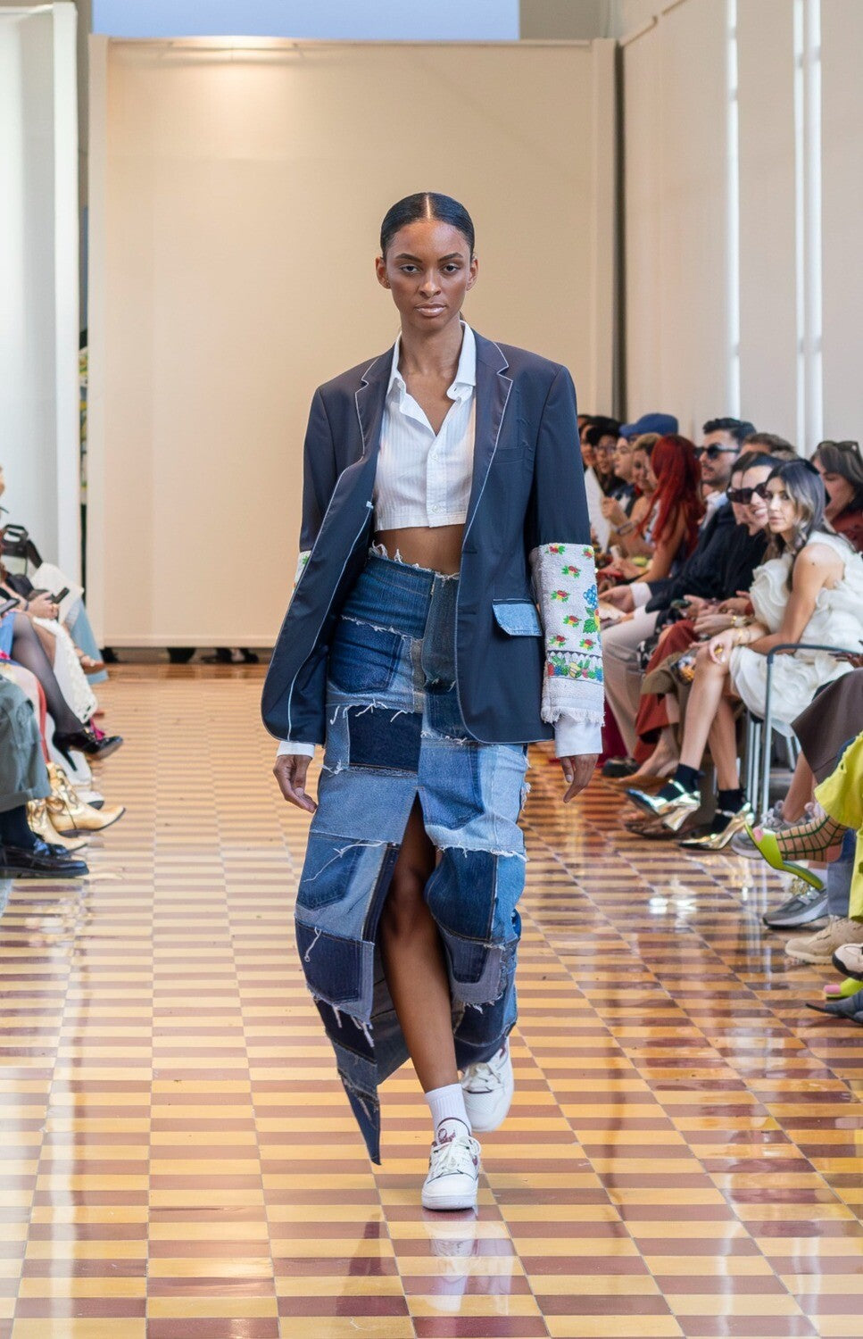 The Patchwork Long Skirt