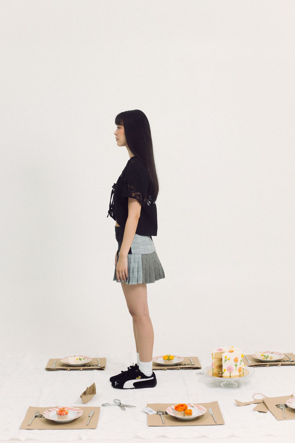 The Plaid Pleated Mini Skirt